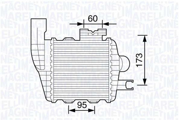 MAGNETI MARELLI Интеркулер 351319203470